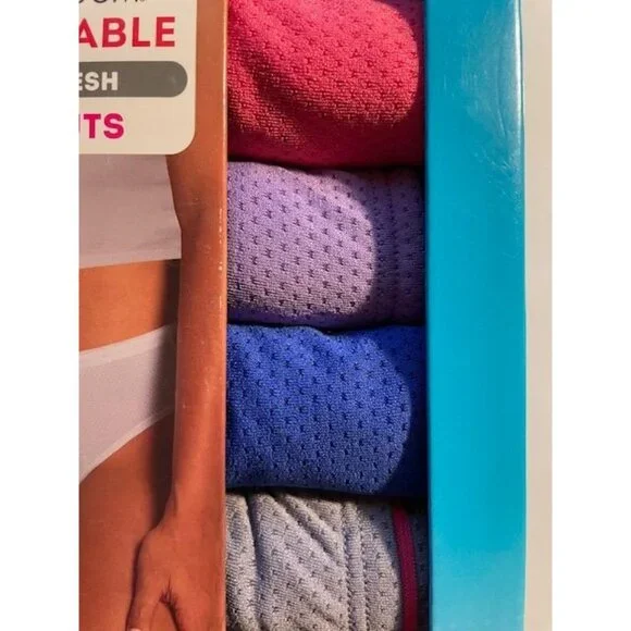 Fruit of the Loom 6pk Breathable Micro-Mesh Hi-Cut Underwear 7/L - Picture 2 of 3